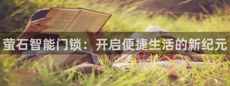 开丰娱乐平台地址在哪里：萤石智能门锁：开启便捷生活的新纪元