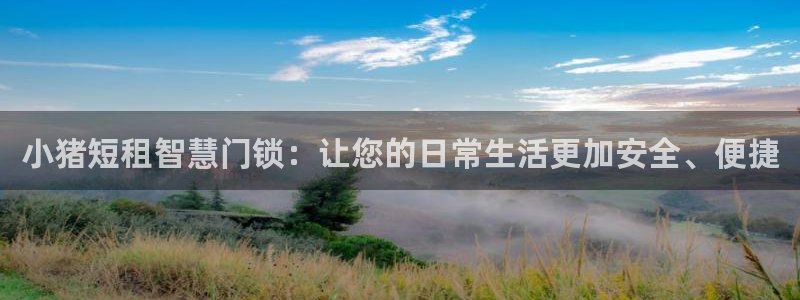 开丰娱乐登入地址在哪儿：小猪短租智慧门锁：让您的日常生活更加