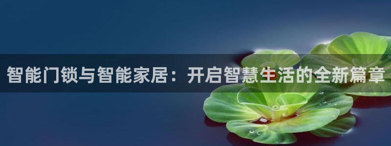 开丰娱乐左7O667：智能门锁与智能家居：开启智慧生活的全新