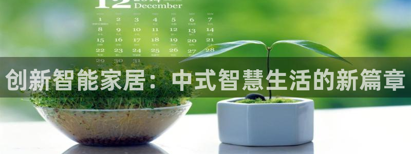 开丰娱乐优七九九47：创新智能家居：中式智慧生活的新篇章