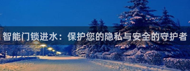 开丰娱乐登入地址在哪儿：智能门锁进水：保护您的隐私与安全的守