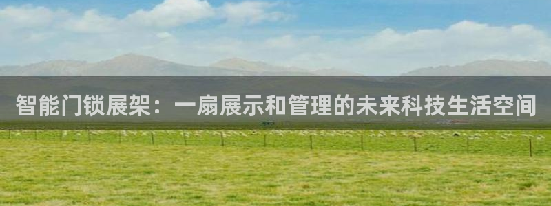开丰娱乐2登录：智能门锁展架：一扇展示和管理的未来科技生活空
