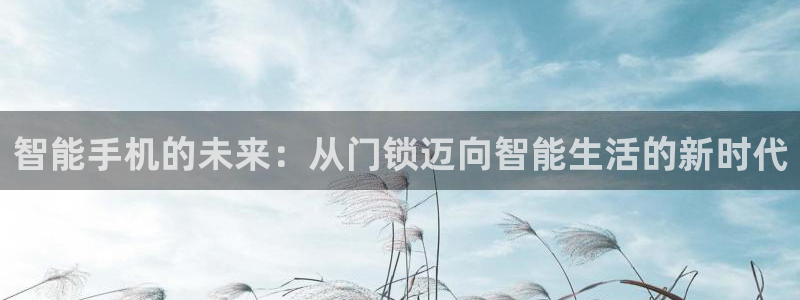 开丰娱乐官网电话：智能手机的未来：从门锁迈向智能生活的新时代