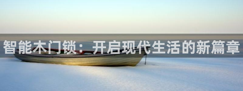 开丰娱乐平台登录网址：智能木门锁：开启现代生活的新篇章