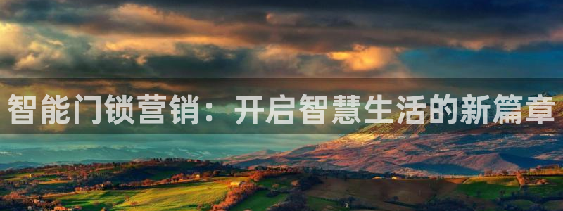 开丰娱乐体育平台：智能门锁营销：开启智慧生活的新篇章