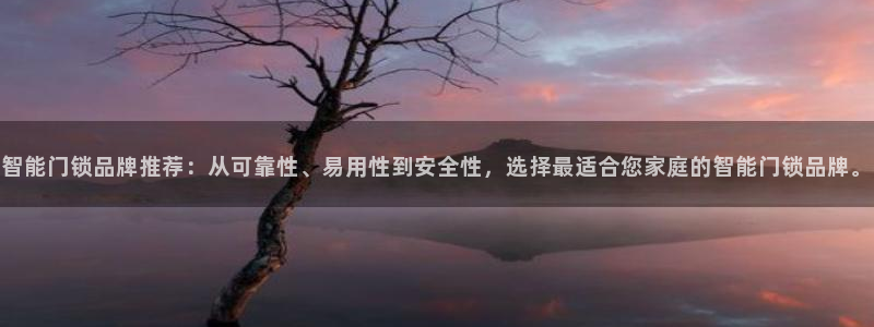 下载开丰娱乐：智能门锁品牌推荐：从可靠性、易用性到安全性，选