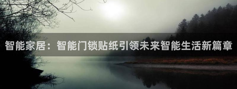 开丰娱乐官网平台电话：智能家居：智能门锁贴纸引领未来智能生活